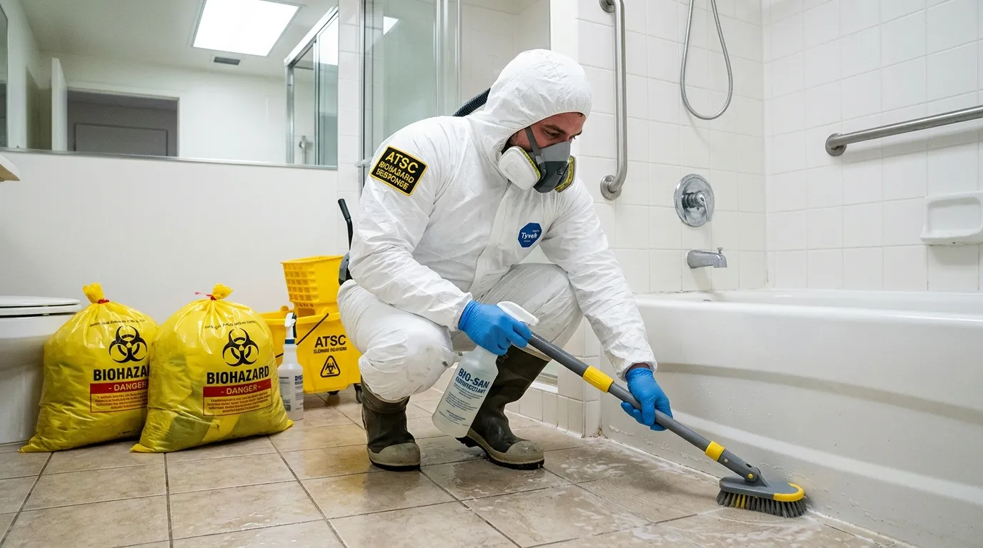 Decontamination equipment deployed for Blood Cleanup in Bessemer